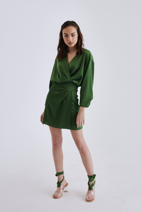 Dress Aria forest green