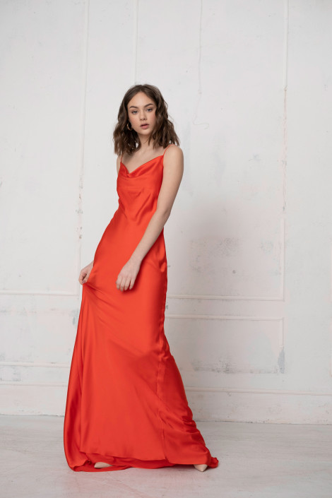 Платье Florian пламенно красное