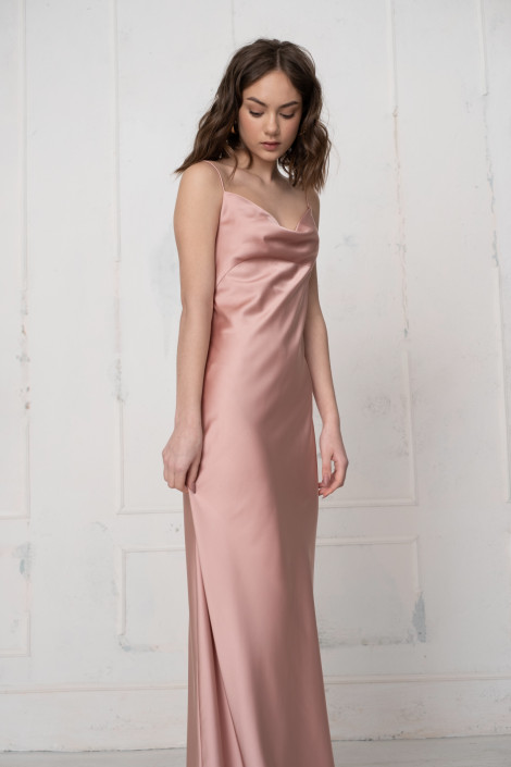 Платье Florian розовое золото