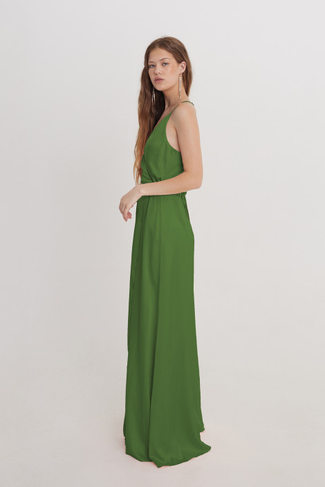 Платье Naomi зелёный лес